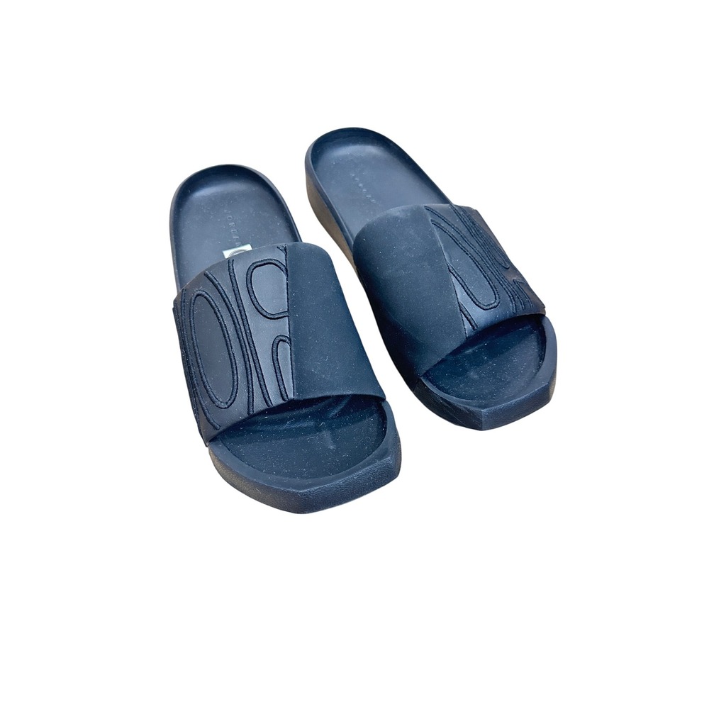 Jordan Sophia Slides Black Platform Sandals Women Size 7 DQ4463-001 - Picture 1 of 6